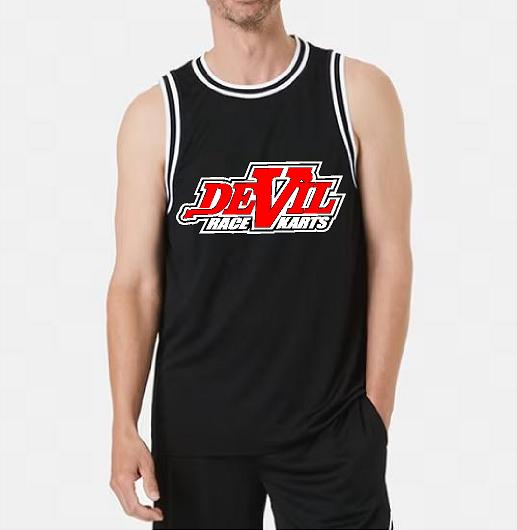 Devil Race Kart Custom Basketball Jersey