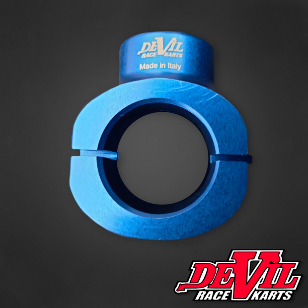 Chassis Clamp 28mm-Billet | Blue | Edwards Kart Wheels